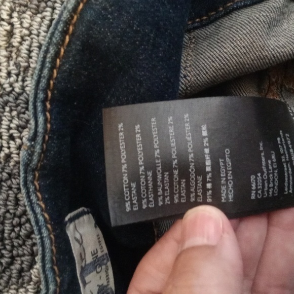 We The Free Jayden Flare Super High Rise Blue 70s Inspired Womens Size 31 - Picture 7 of 13